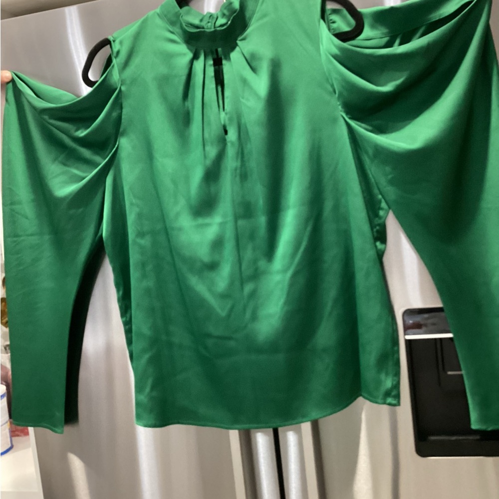 Melanie Lyne Green Blouse